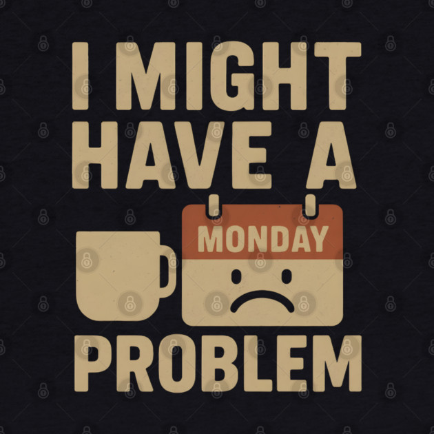 I Might Have a Monday Problem | Funny Coffee & Work Gift by MakerMind8.2