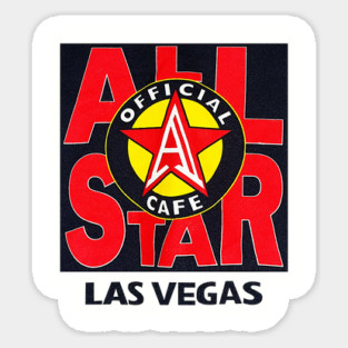 All Star Cafe - Las Vegas Sticker
