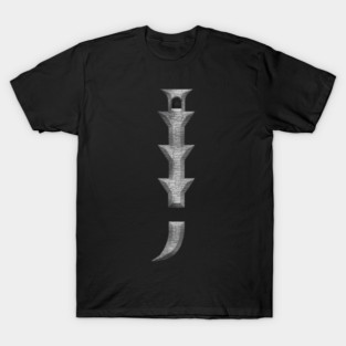 Exclamation Point  !  Tower (Dragonfont) T-Shirt