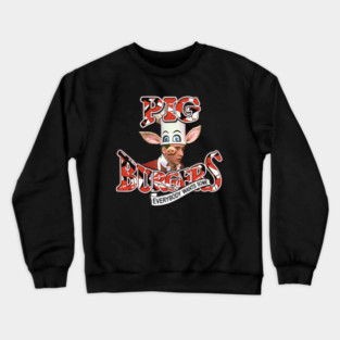 Pig Burgers Frankenstrat Pattern with Lane Meyer Crewneck Sweatshirt
