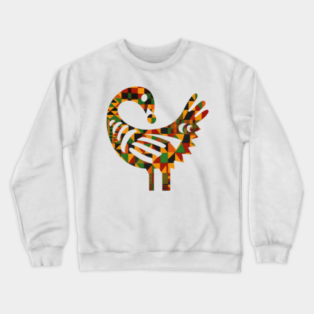 Sankofa Adinkra Symbol Crewneck Sweatshirt by Adwoa's Store