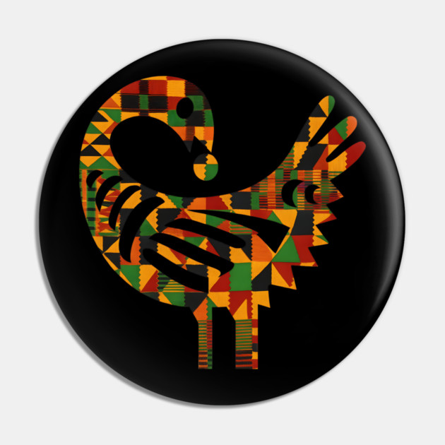 Sankofa Adinkra Symbol Pin by Adwoa's Store
