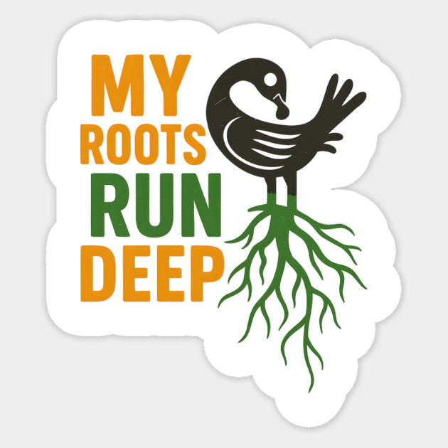 My Roots Run Deep Sticker by Adwoa's Store
