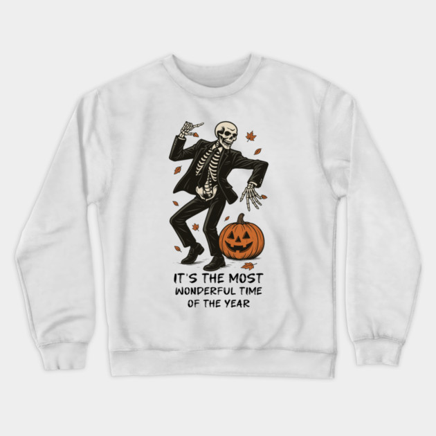 It's The Most Wonderful Time Of The Year Crewneck Sweatshirt by Db Printed