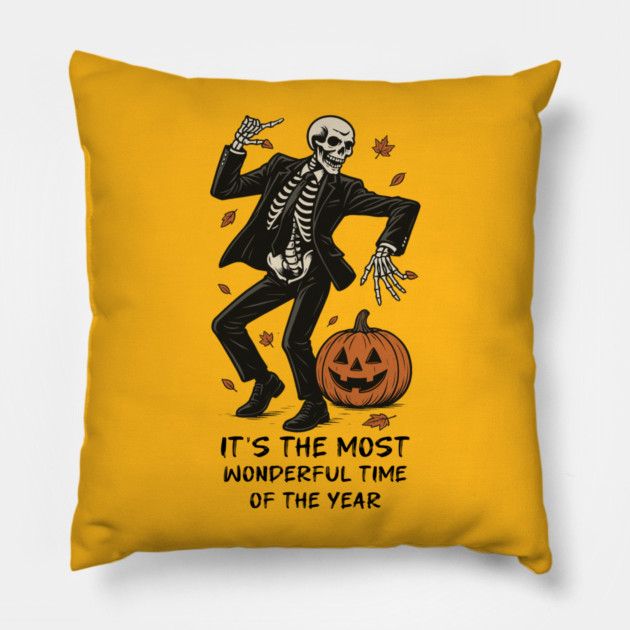 It's The Most Wonderful Time Of The Year Pillow by Db Printed