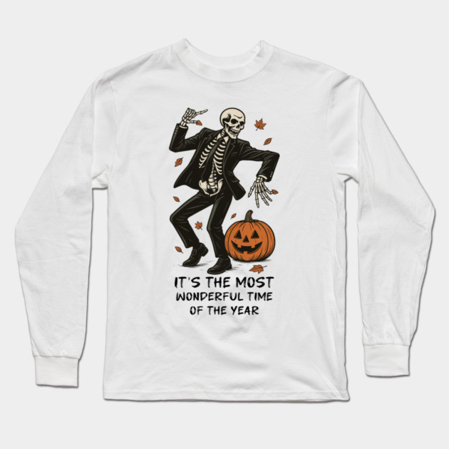 It's The Most Wonderful Time Of The Year Long Sleeve T-Shirt by Db Printed