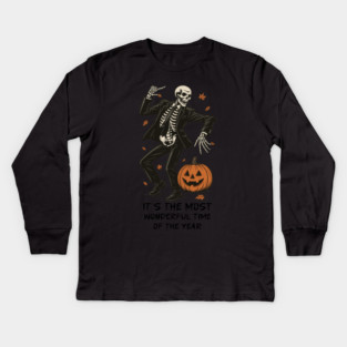 It's The Most Wonderful Time Of The Year Kids Long Sleeve T-Shirt