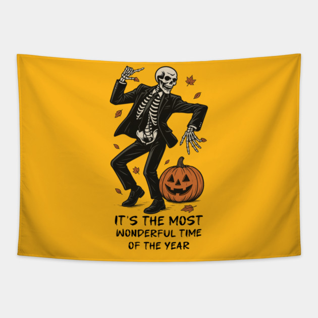 It's The Most Wonderful Time Of The Year Tapestry by Db Printed