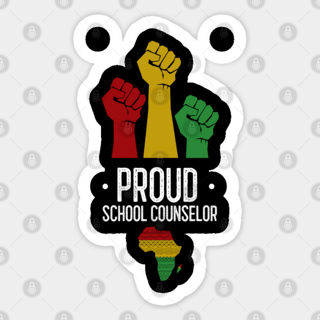 Proud School Counselor Sticker by Pixel Threads 