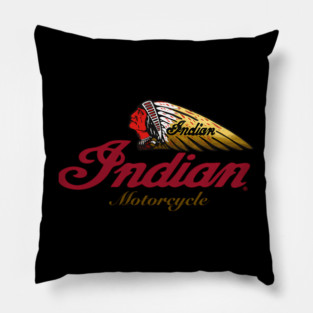 Indian Motorcycle Pillow