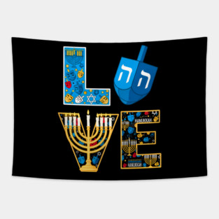 i love israel Tapestry