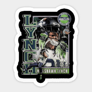 Marshawn Lynch Vertical Sticker