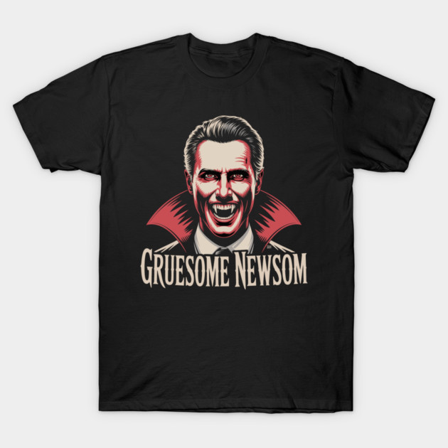 Gruesome Newsom Vampire T-Shirt by Cosmo Gazoo