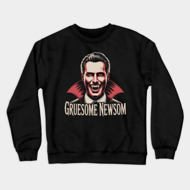 Gruesome Newsom Vampire Crewneck Sweatshirt by Cosmo Gazoo