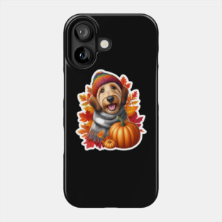 Autumn Fall Otterhound Dog Owner Thanksgiving Mom Dad Cozy Phone Case