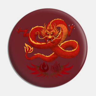 Fire Dragon Pin
