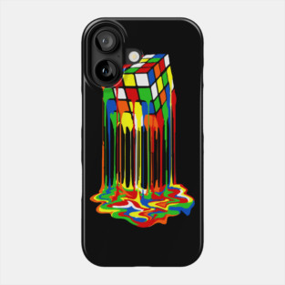 Melting Rubiks Cube Phone Case