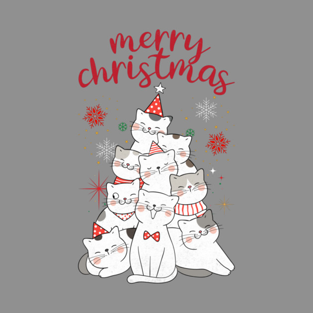 Merry Christmas Cat Tree by Designed By Marty