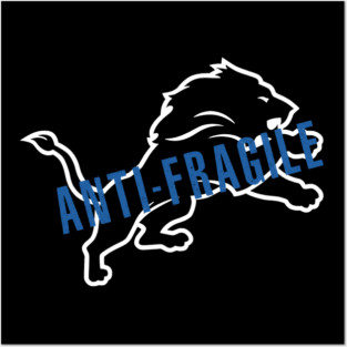 Dan Campbell Anti Fragile Detroit Grit Grit Posters and Art