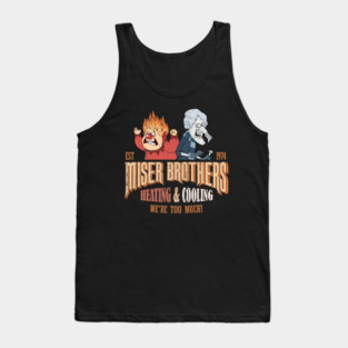 Vintage Miser Brothers Heating And Cooling Tank Top