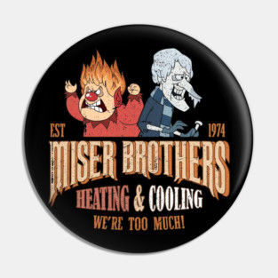 Vintage Miser Brothers Heating And Cooling Pin