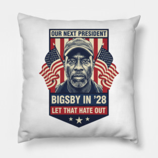Clayton Bigsby Our Next President 2028 Pillow
