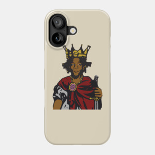 Iconoclasts Unite_ Basquiat-Inspired Crowns Phone Case