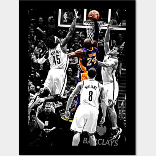 Kobe Bryant Dunk Posters and Art