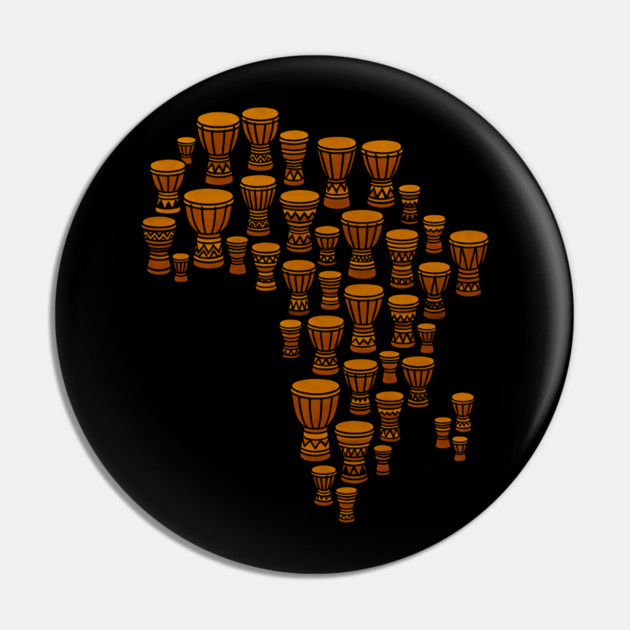 Africa Drums Pin by Adwoa's Store