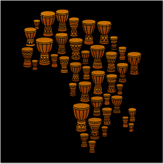 Africa Drums Wall Art by Adwoa's Store