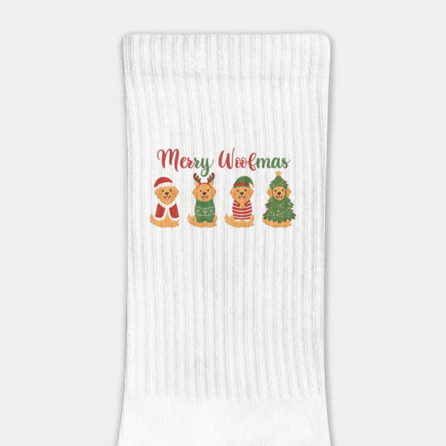 Merry Woofmas – Golden Retrievers by Designed By Marty