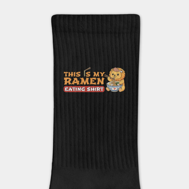 This Is My Ramen Eating Shirt – Lion Landscape Edition by Designed By Marty