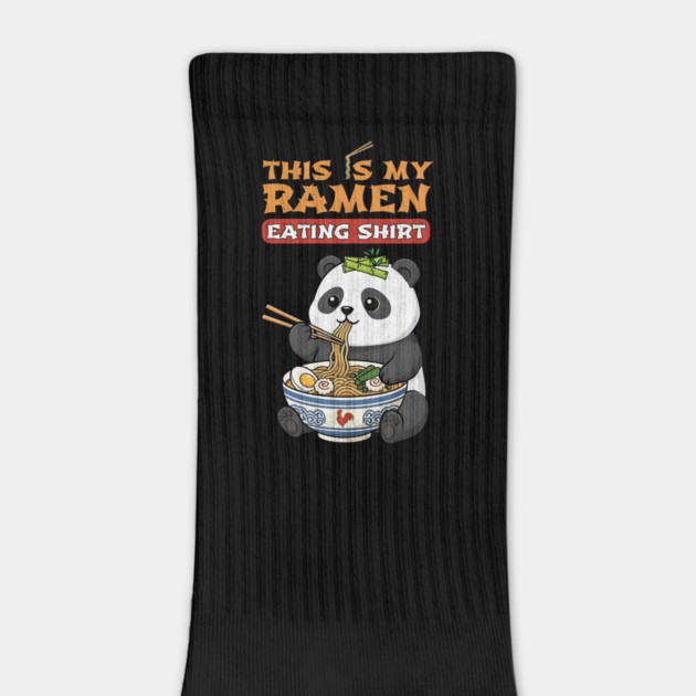 This Is My Ramen Eating Shirt – Panda Bear Edition by Designed By Marty