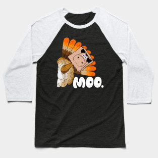 Turkey Moo Baseball T-Shirt