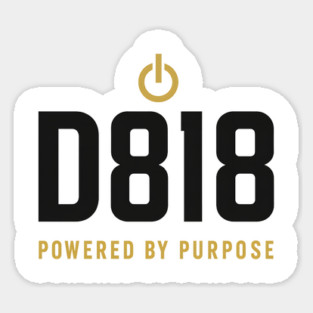 Deuteronomy 8 18 D818 Powered By Purpose Sticker