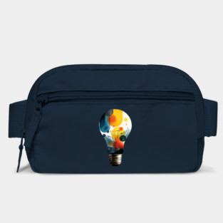Abstract Lightbulb Inspiration Bag