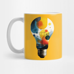 Abstract Lightbulb Inspiration Mug