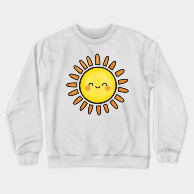 Cute Sun Crewneck Sweatshirt by OUTFITPAW