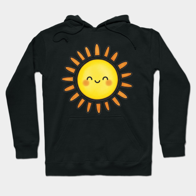 Cute Sun Hoodie by OUTFITPAW