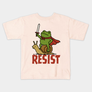 Medieval Resist Frog Kids T-Shirt