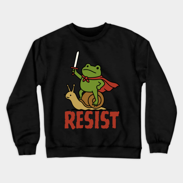 Medieval Resist Frog Crewneck Sweatshirt by The WYLD Tribe