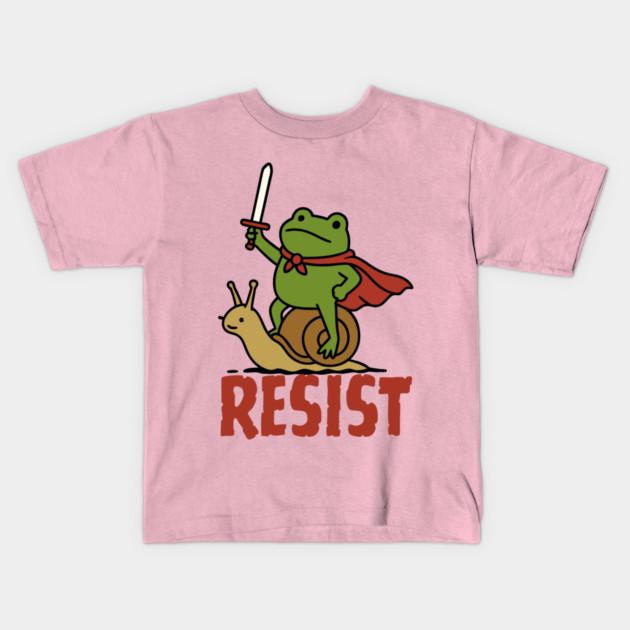Medieval Resist Frog Kids T-Shirt by The WYLD Tribe