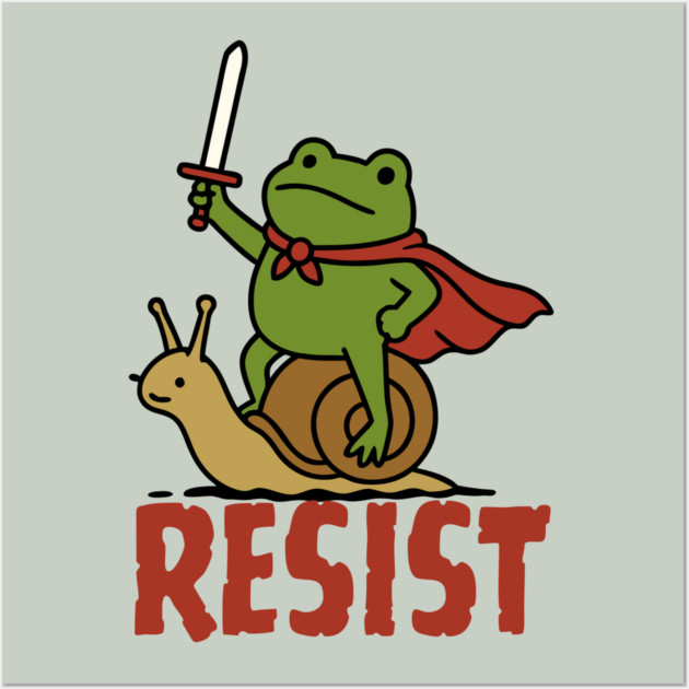 Medieval Resist Frog Wall Art by The WYLD Tribe