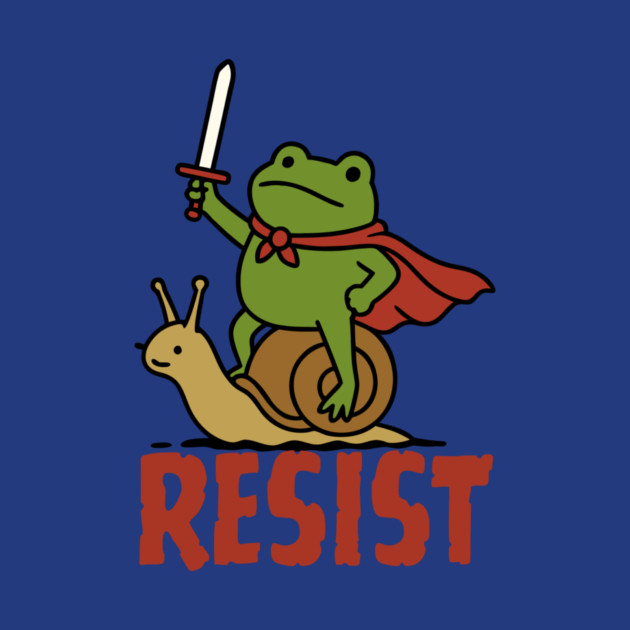 Medieval Resist Frog by The WYLD Tribe
