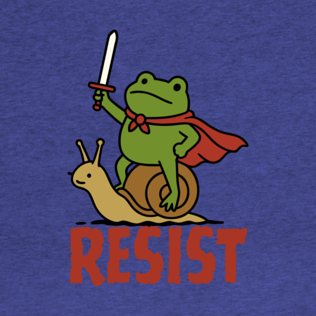 Medieval Resist Frog by The WYLD Tribe