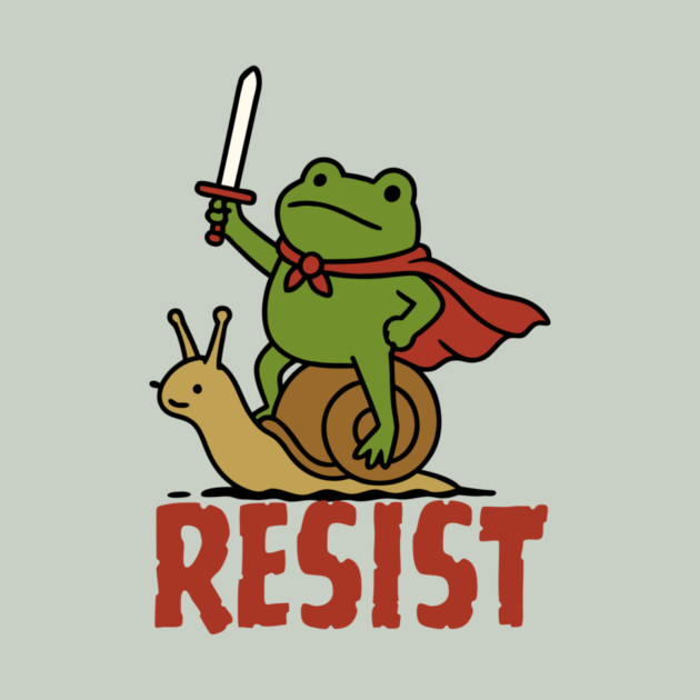 Medieval Resist Frog by The WYLD Tribe