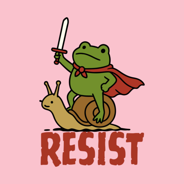 Medieval Resist Frog by The WYLD Tribe