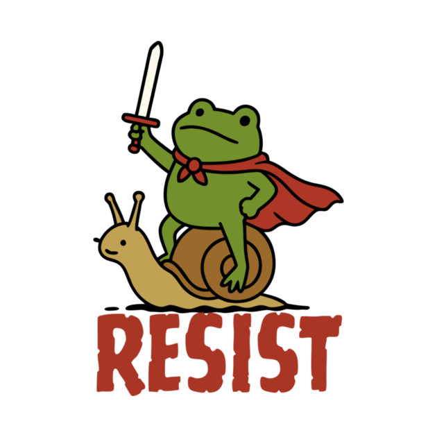 Medieval Resist Frog by The WYLD Tribe