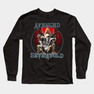 Avenged Sevenfold Angel Warrior T-Shirt A7X Heavy Metal Art Long Sleeve T-Shirt