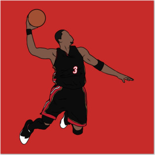 Dwyane Wade Dunk Posters and Art